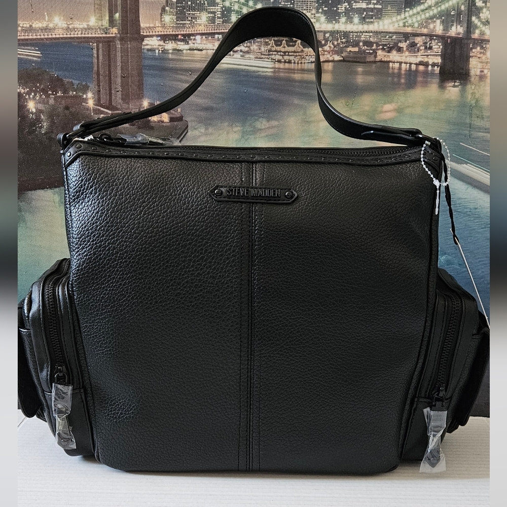 Steve Madden Black Hobo Bag NWT